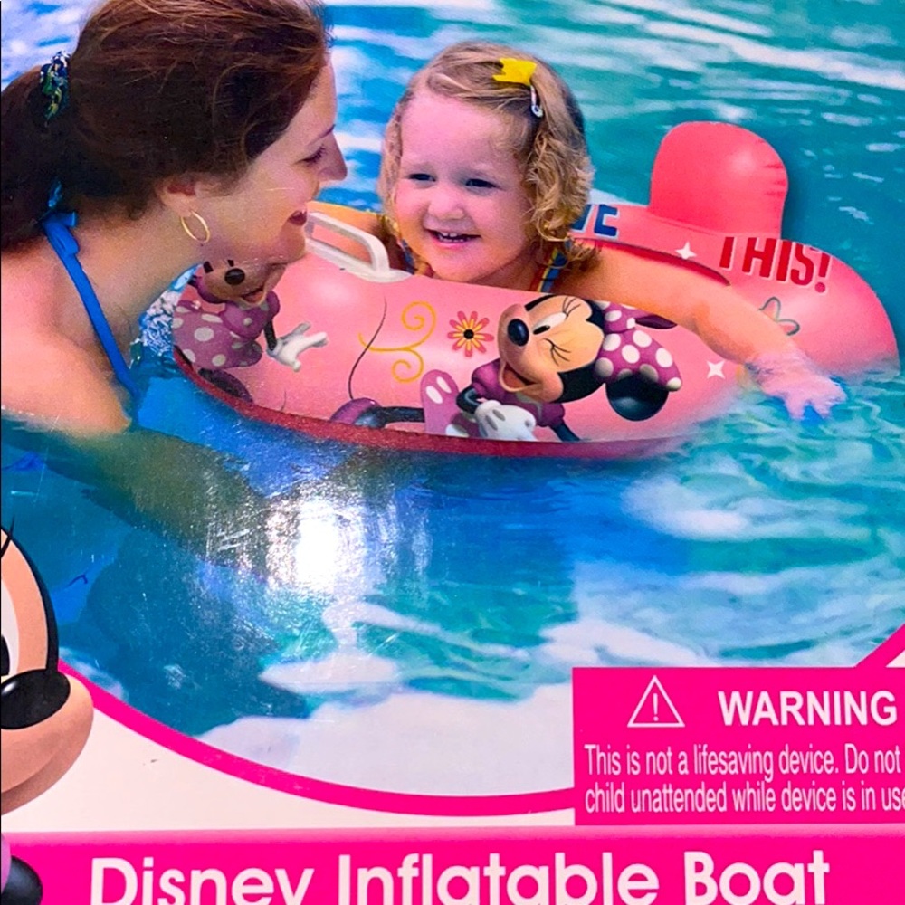 Disney Minnie Mouse Inflatable Boat New Swimming